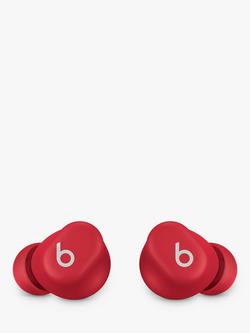 Beats Solo Buds True Wireless Bluetooth In-Ear Headphones with Mic/Remote - view 2, Transparent Red