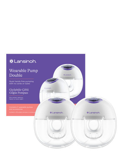 Lansinoh Double Wearable Pump, Multi