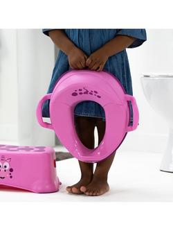 My Carry Potty Trainer Seat, Pink Dragon - view 2, Pink
