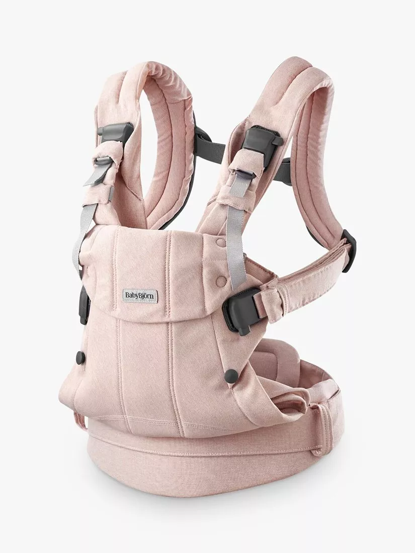 BabyBjorn Harmony Woven Baby Carrier Light Pink