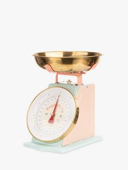 Yvonne Ellen Mechanical Kitchen Scales, 5kg, Pink/Gold - view 2, Pink/Gold