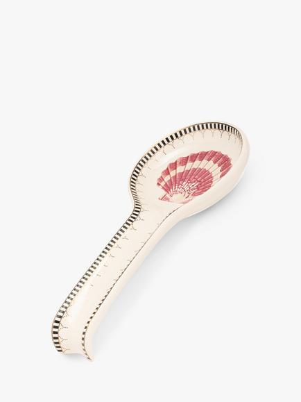Yvonne Ellen Shell Stoneware Spoon Rest, Multi - view 2, Multi