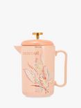 Yvonne Ellen Stoneware Cafetiere, 800ml, Pink/Gold