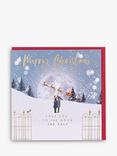 Belly Button Designs Santa's Sleigh One I Love Christmas Card