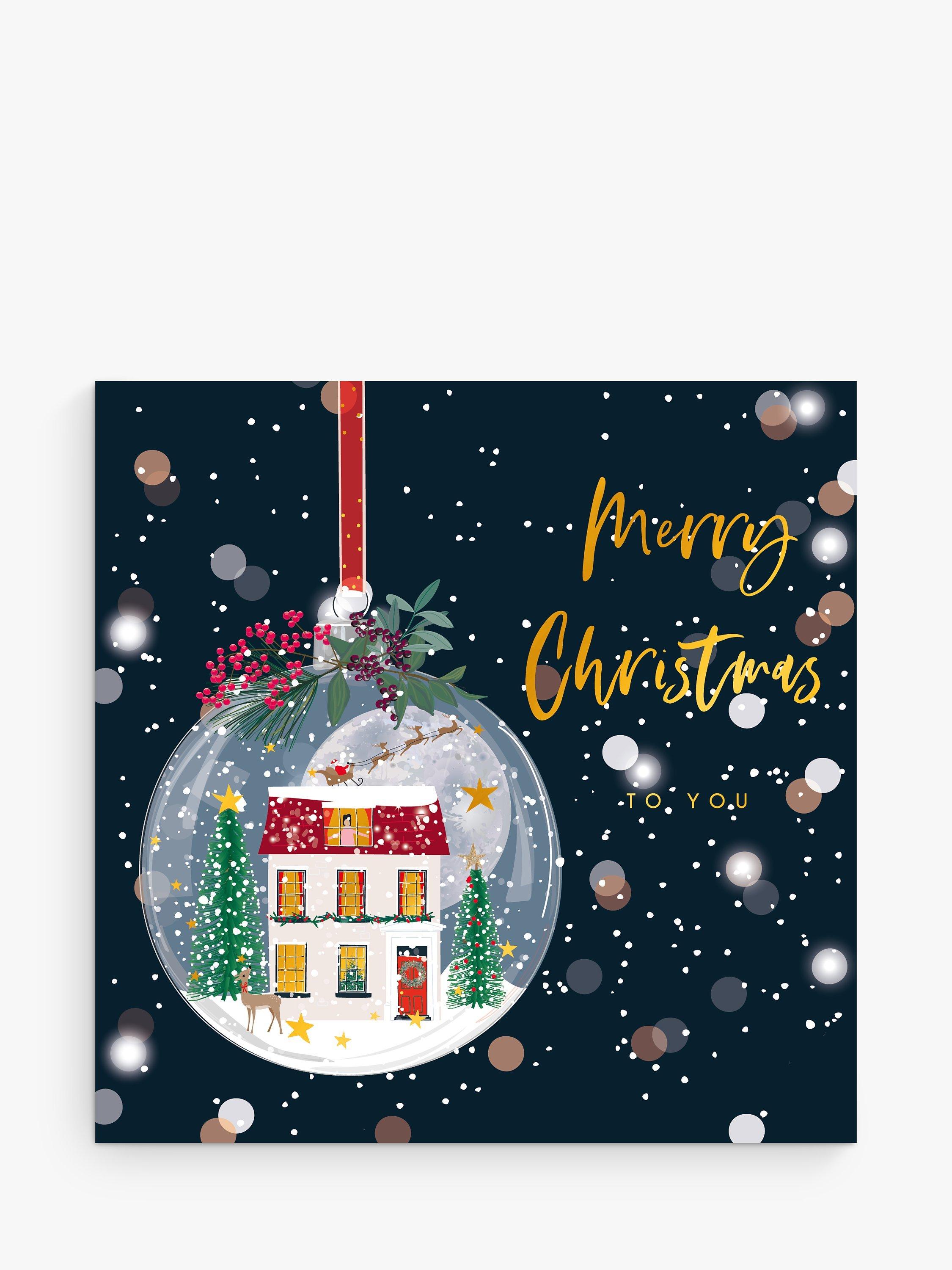 Belly Button Designs Bauble Christmas Card