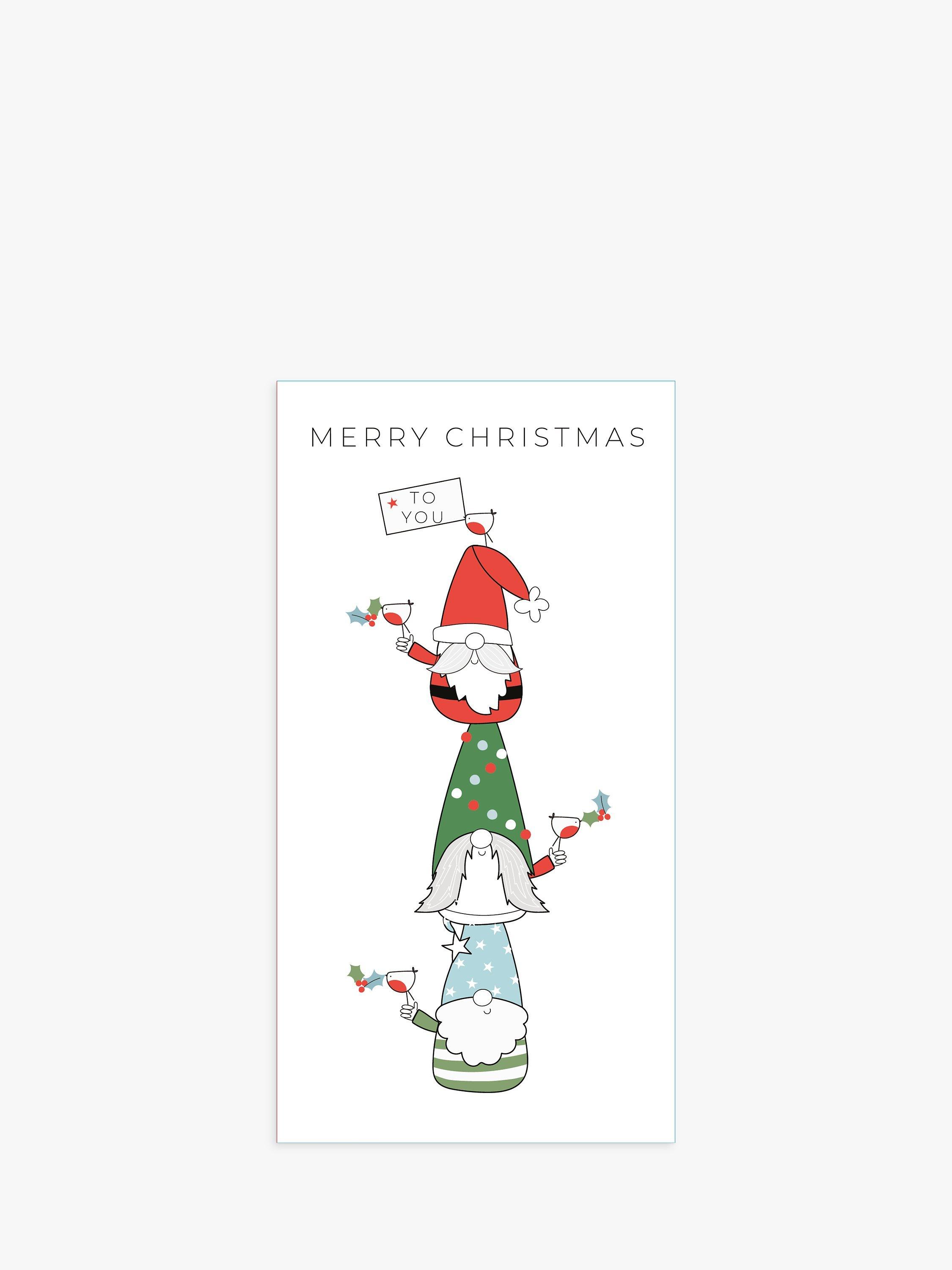 Belly Button Designs Gonks Gift Wallet Christmas Card