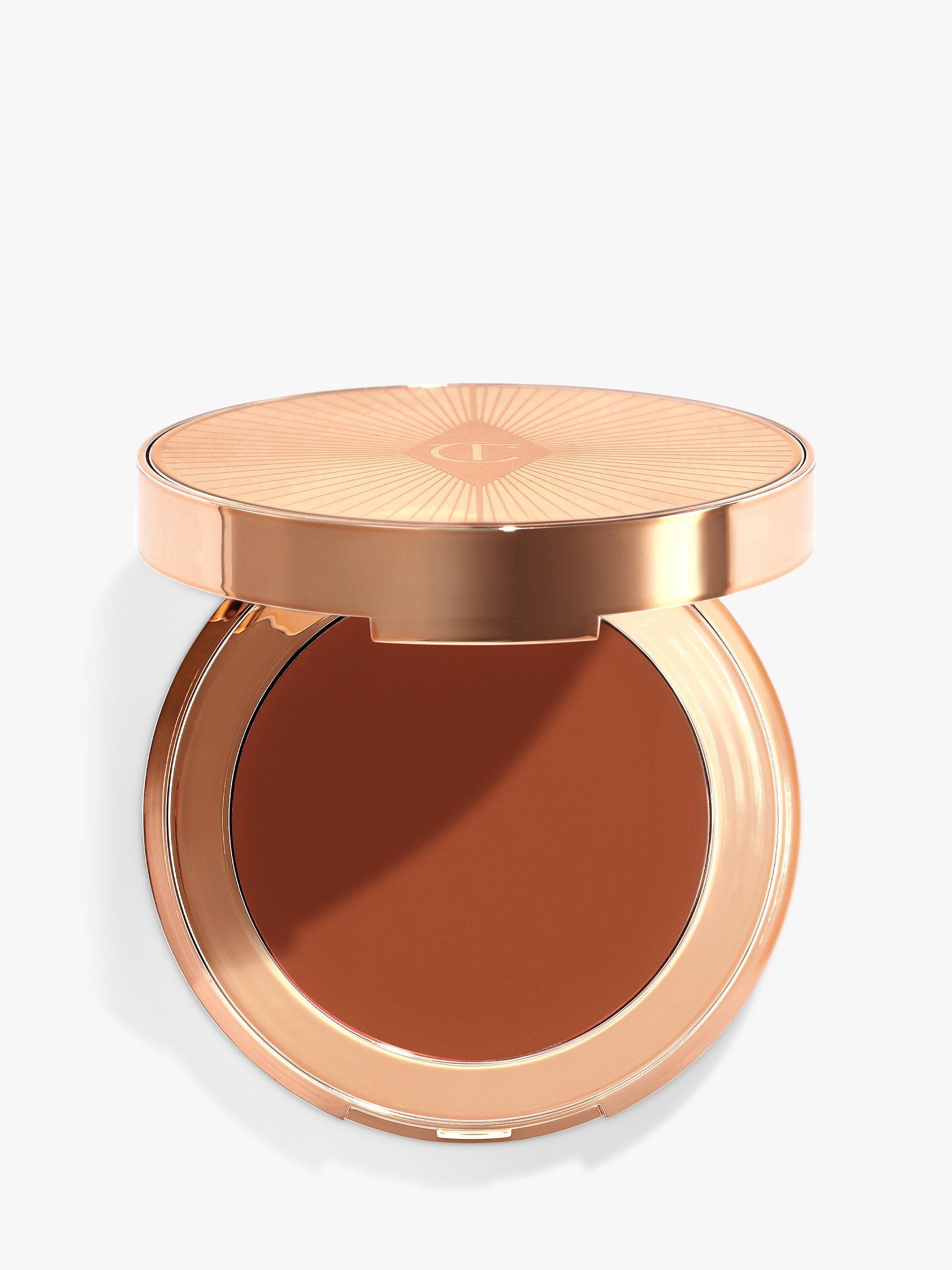 Product image 1 of 3, which shows Charlotte Tilbury Beautiful Skin Island Glow Lip & Cheek, Sunset Bronze Glow