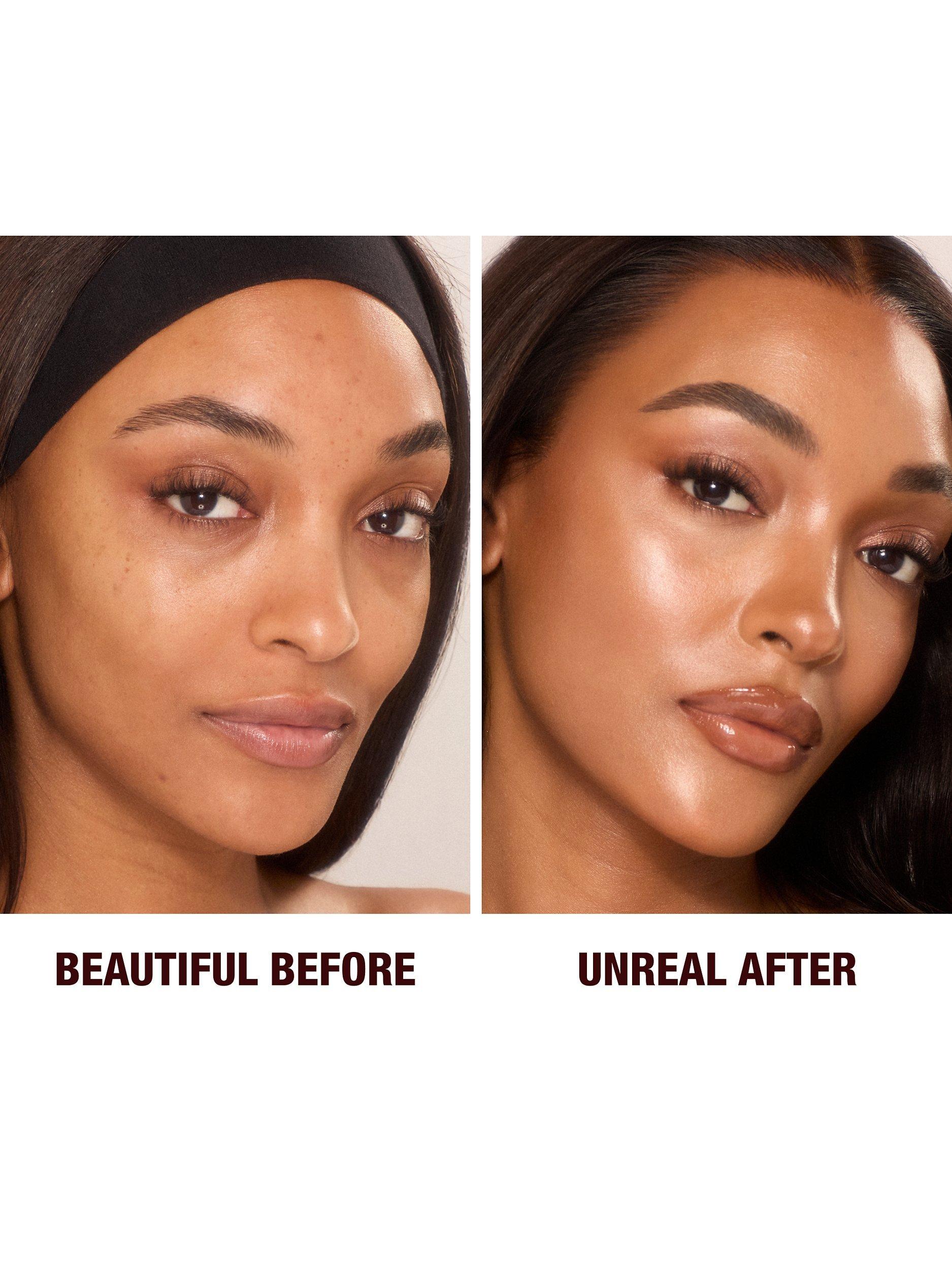 Product image 2 of 7, which shows Charlotte Tilbury Unreal Skin Foundation Stick, 10 Tan