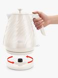 De'Longhi Ballerina Seta Electric Kettle, 1.7L, Silky Cream
