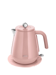 De'Longhi Eclettica Electric Kettle, 1.7L, Pink