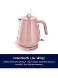 De'Longhi Eclettica Electric Kettle, 1.7L, Pink