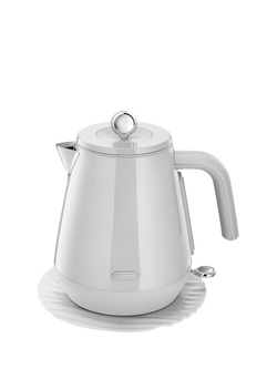 De'Longhi KBY3001 Electric Kettle, 1.7L, White