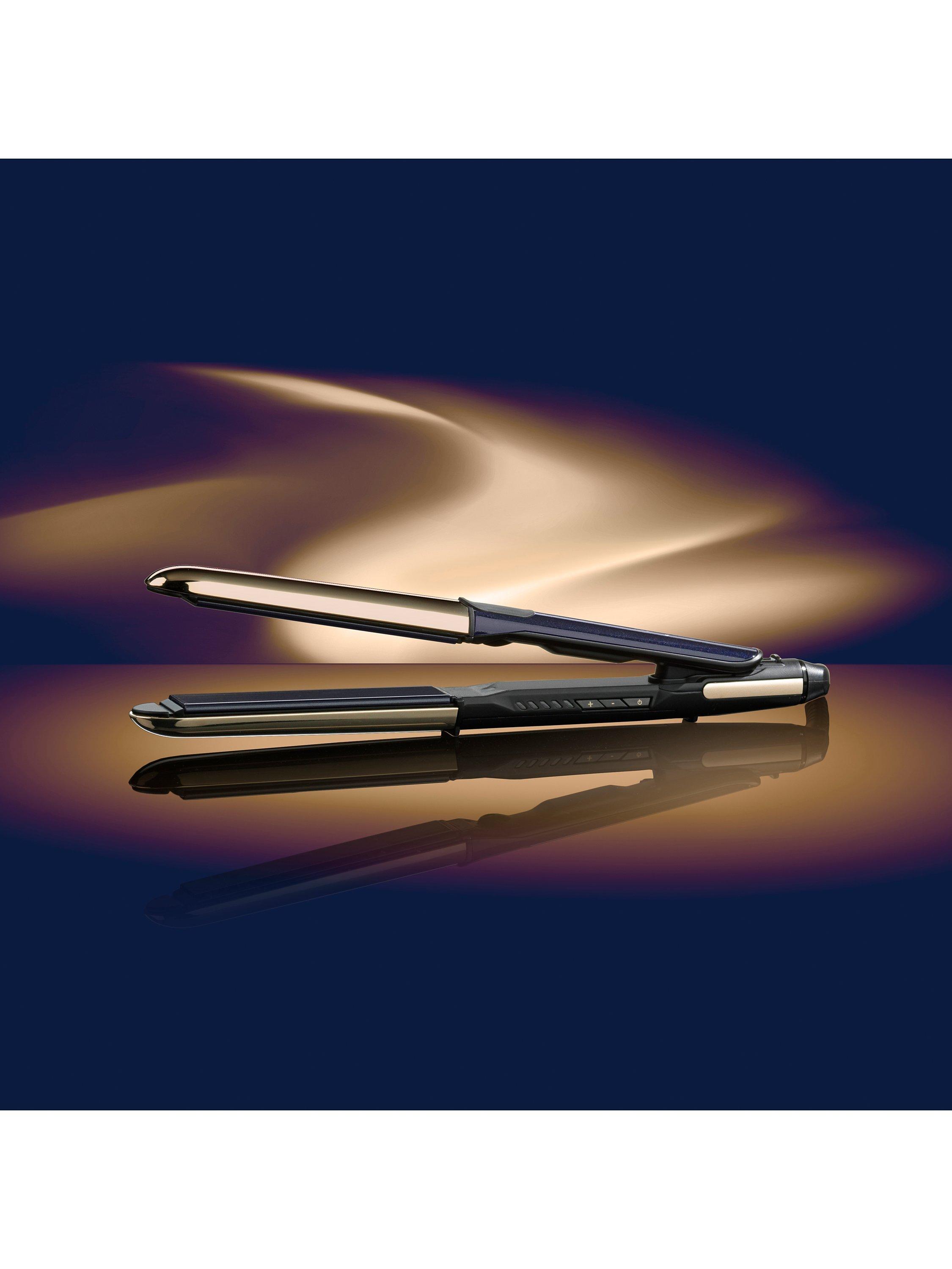 Product image 2 of 7, which shows BaByliss Onyx Hair Straighteners, Black Onyx/Gold