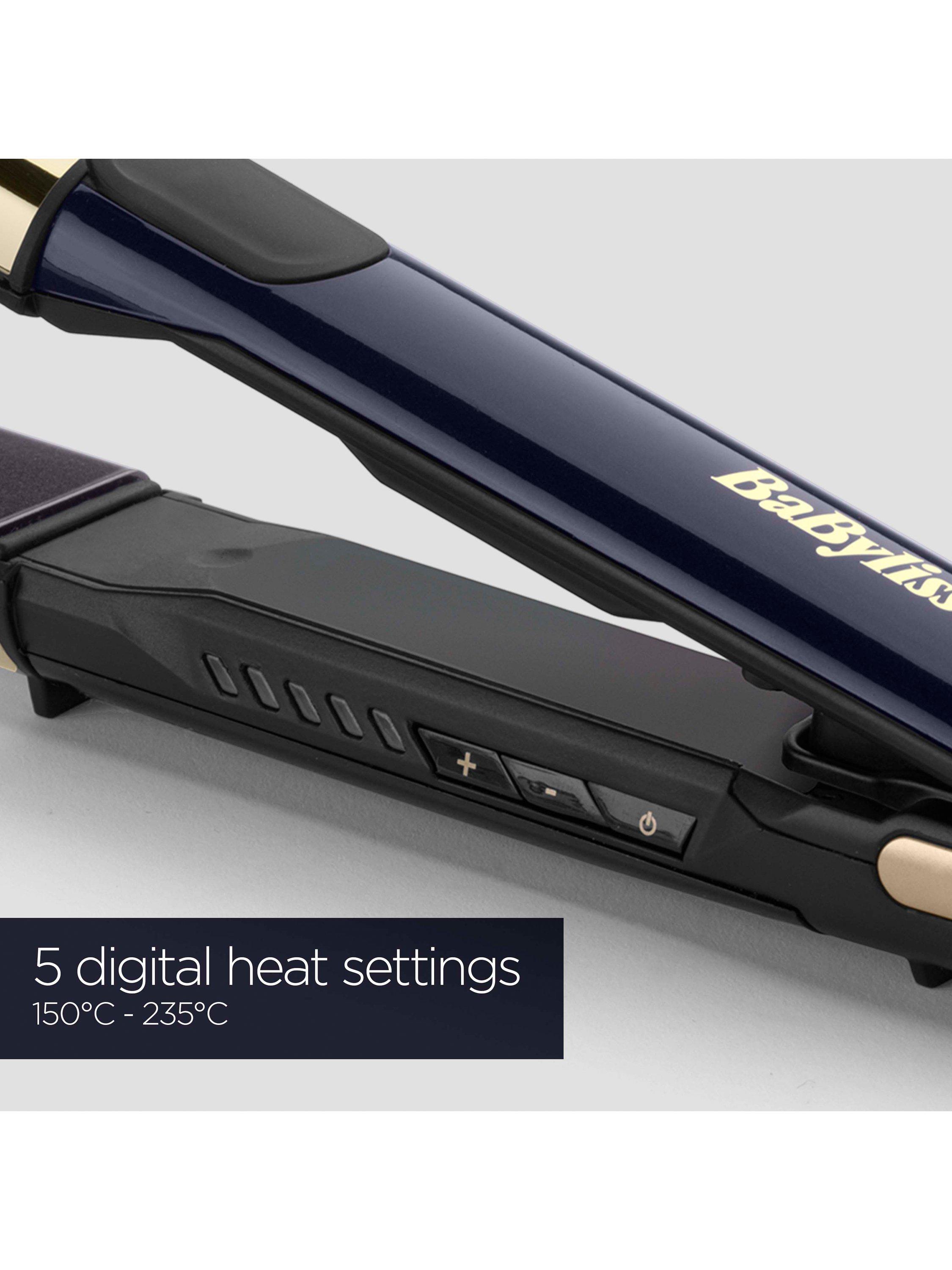 Product image 5 of 7, which shows BaByliss Onyx Hair Straighteners, Black Onyx/Gold