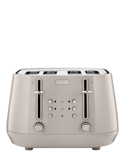 De'Longhi CTY4003 4 Slice Toaster, Beige