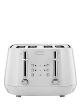 De'Longhi Eclettica CTY4003 4 Slice Toaster, White