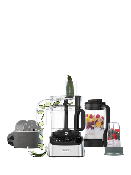 Kenwood Multipro OneTouch FDM73.850SS Food Processor, Silver, Silver
