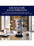 De'Longhi Dedica Barista Bundle ECKG6820.M Coffee Machine Set, Silver