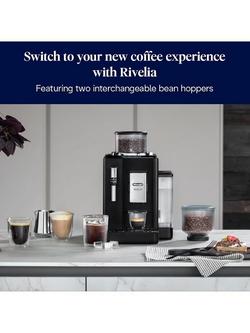 De'Longhi Rivelia EXAM440.35.B Bean to Cup Coffee Machine, Black - view 2, Black
