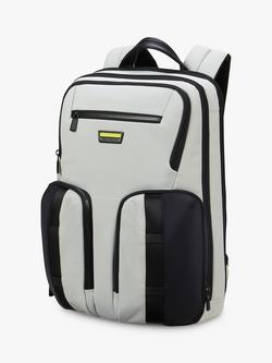 Samsonite Urban-Eye 15.6" Laptop Backpack, Light Grey/Lime