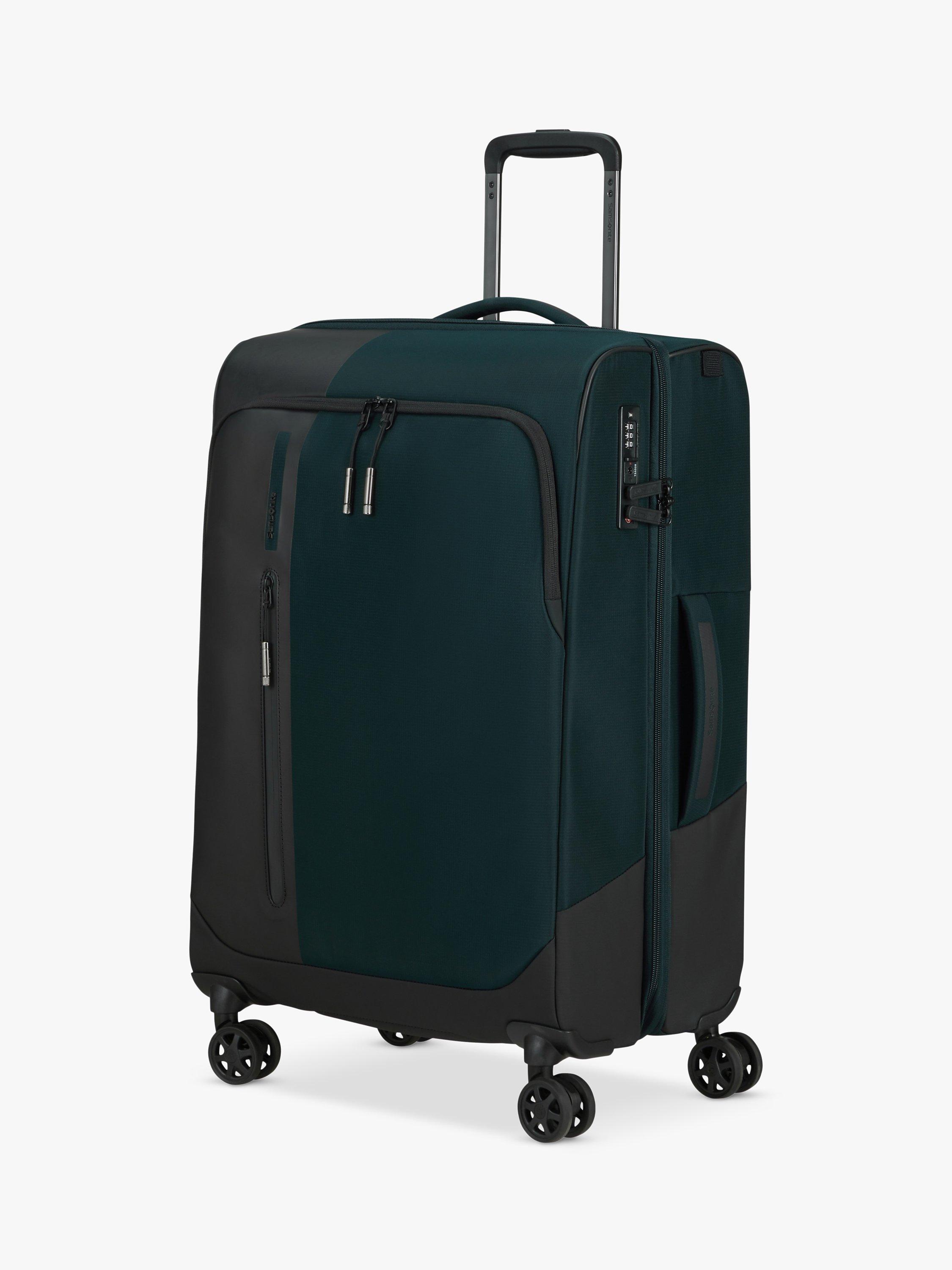 Samsonite Biz2go Travel Spinner 66cm Medium Expandable Suitcase, Deep Blue