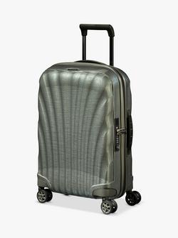Samsonite C-Lite Spinner 55cm Expandable Cabin Case, Metallic Green