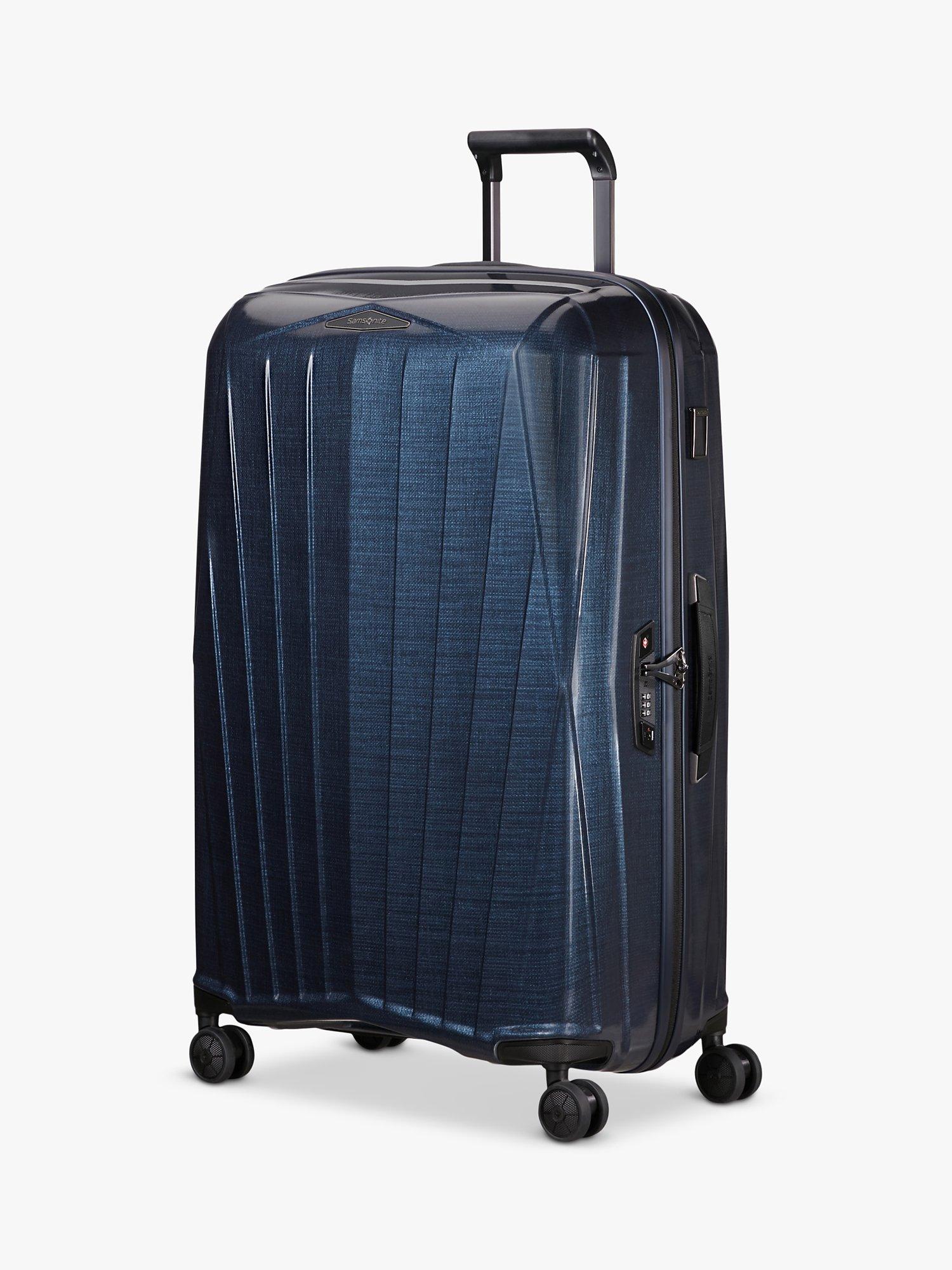 Samsonite Major-Lite 4-Wheel 77cm Large Suitcase, Midnight Blue