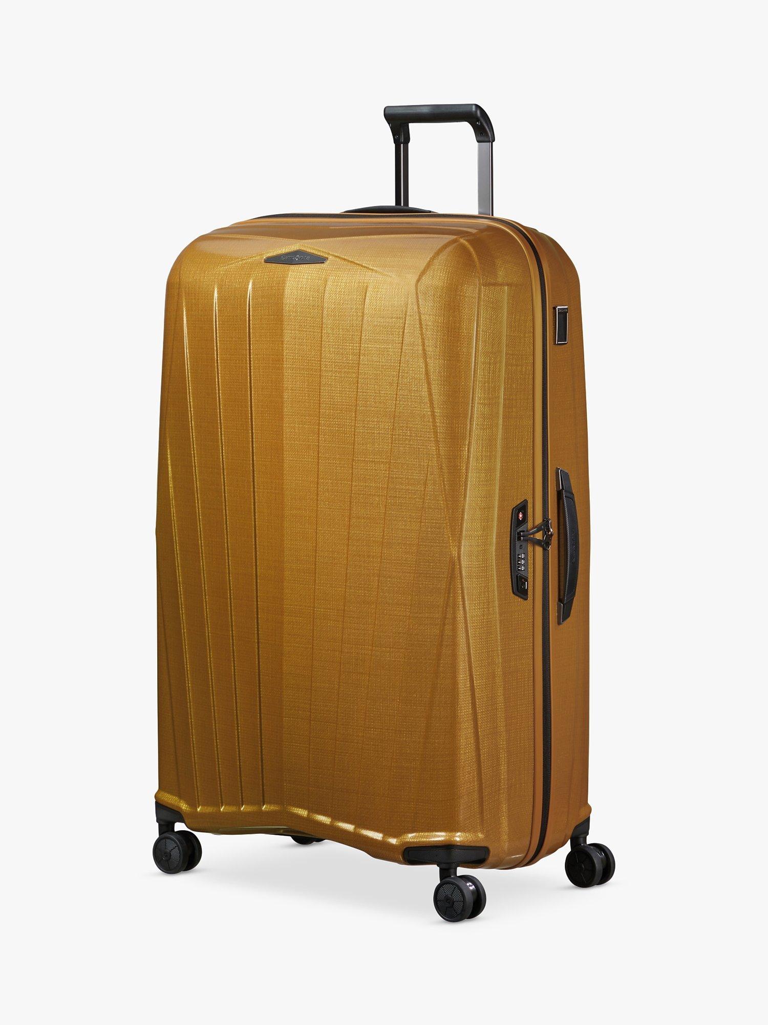Samsonite Major-Lite 4-Wheel 84cm Large Suitcase, Saffron Yellow