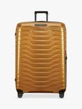 Samsonite Proxis 4-Wheel 86cm Large Suitcase, Honey Gold
