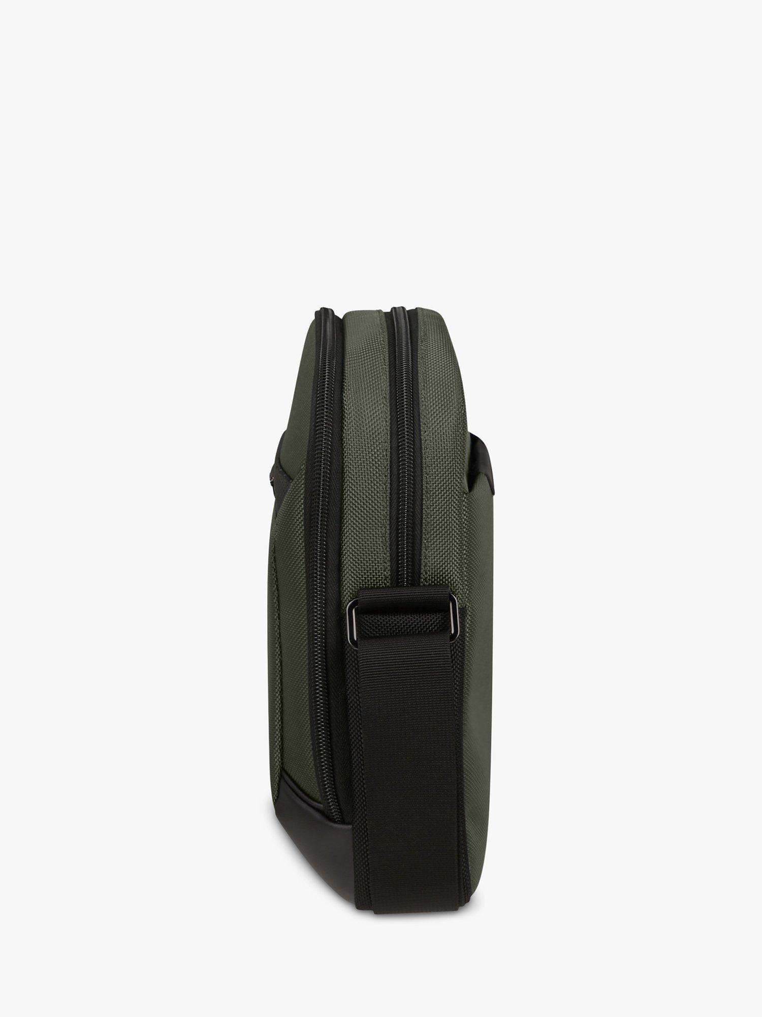 Product image 3 of 5, which shows Samsonite Pro-DLX  6 9.7" Crossbody Bag, Green