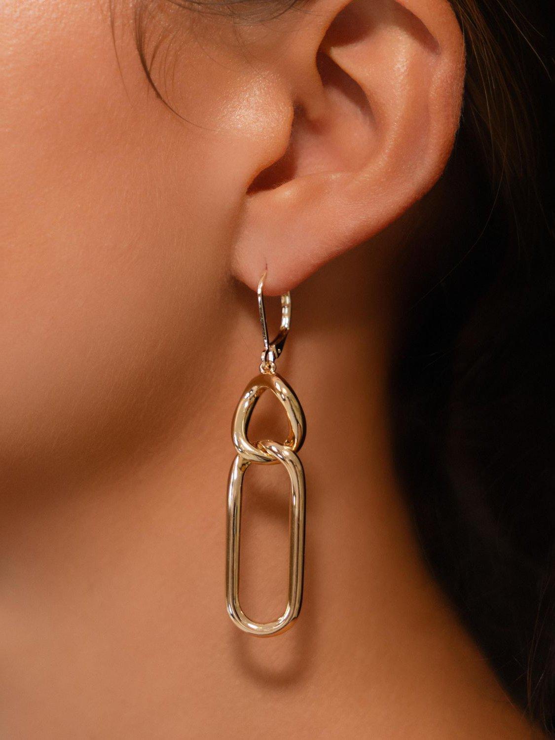Lauren Ralph Lauren Link Drop Earrings, Gold