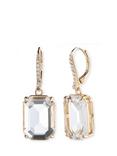 Lauren Ralph Lauren Crystal Huggie Drop Earrings