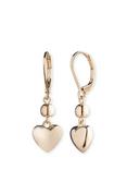 Lauren Ralph Lauren Heart Puffy Drop Earrings, Gold