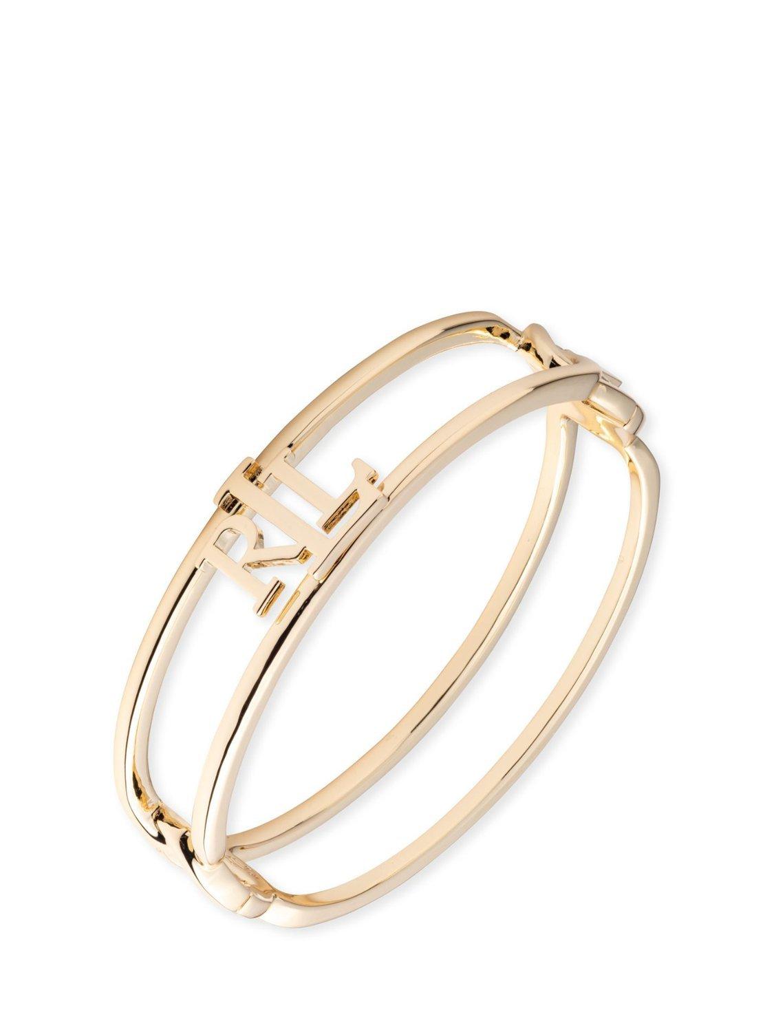 Lauren Ralph Lauren Logo Bangle, Gold