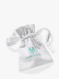 Melissa Odabash Crystal Row Hoop Earrings, Gold - view 2, Gold