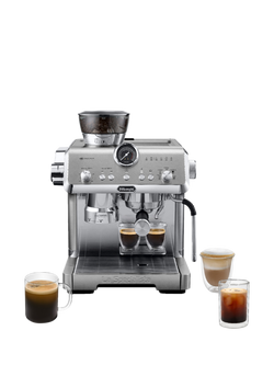 De'Longhi EC9555.M Espresso Pump La Specialista Opera HomeCafe Kit Coffee Machine, Silver, Silver
