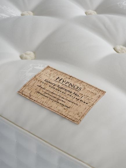 Hypnos Luxury Supreme No.1 Pocket Spring Mattress, Medium Tension, Super King Size - view 2, 