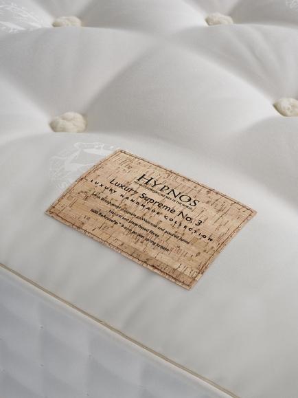 Hypnos Luxury Supreme No.3 Pocket Spring Mattress, Medium/Firm Tension, Small Double - view 2, 