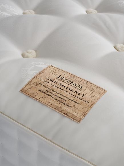 Hypnos Luxury Supreme No.3 Pocket Spring Mattress, Medium/Firm Tension, Double - view 2, 