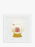 The Proper Mail Company Santas Sleigh Snowglobe Christmas Card