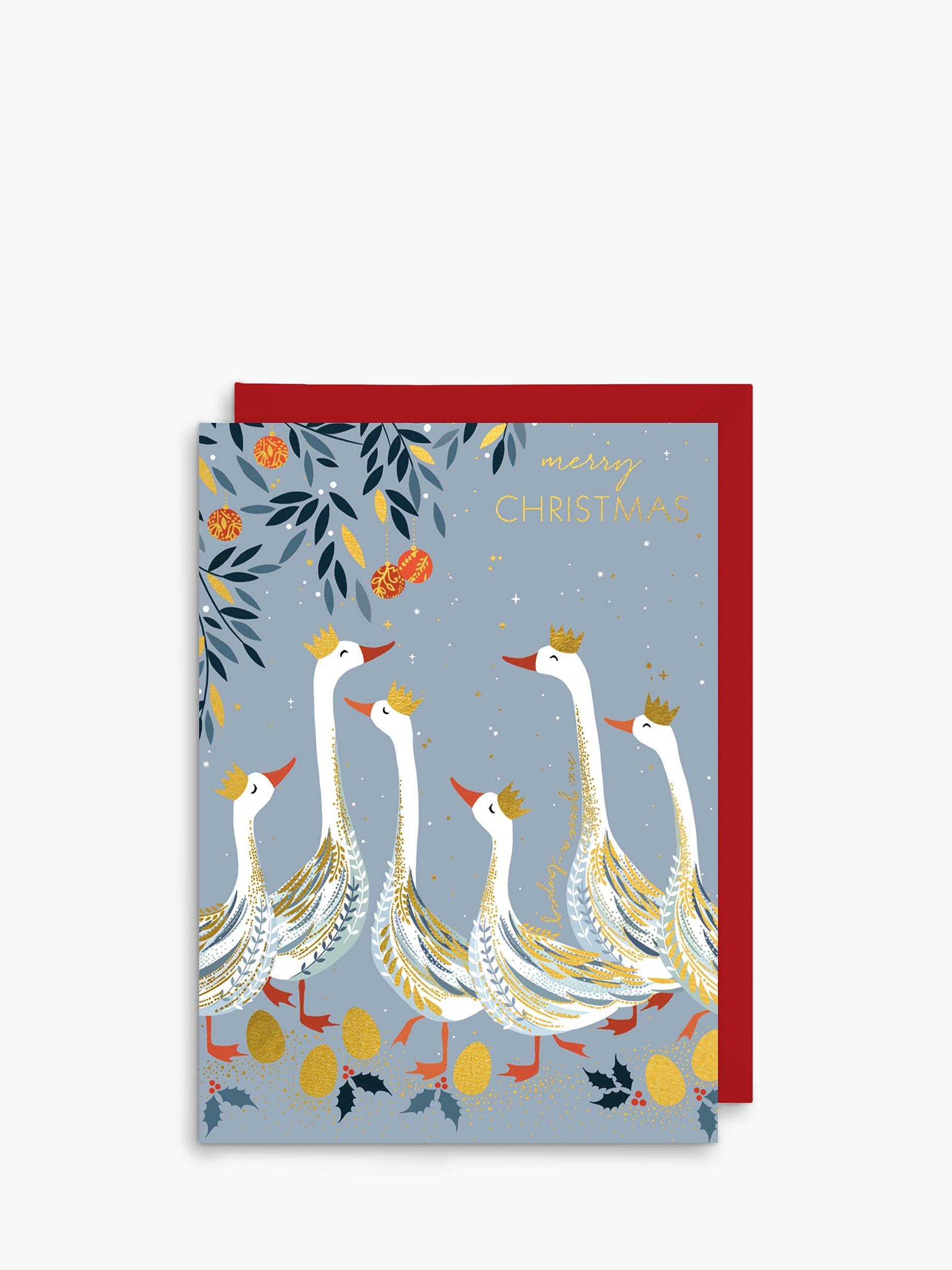 Sara Miller Geese Christmas Card