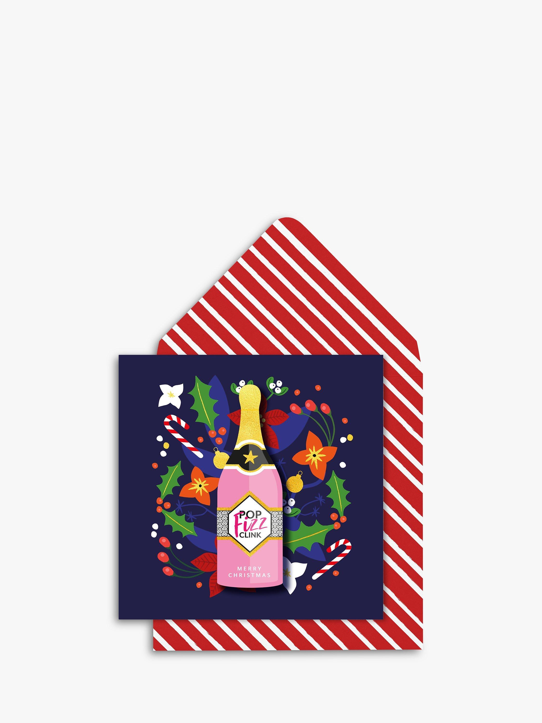 Tache Crafts Bubbly Christmas Card