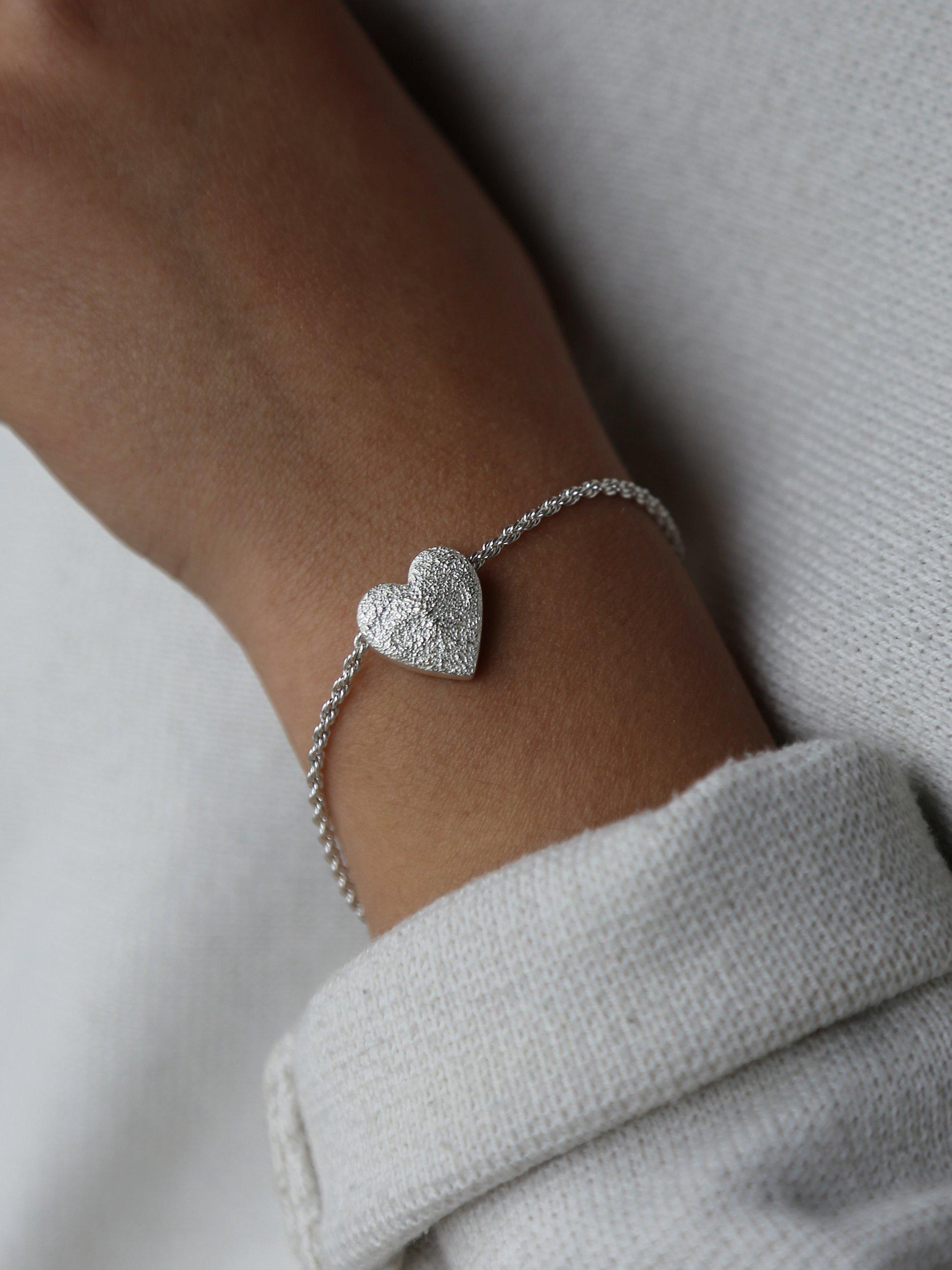 Product image 2 of 5, which shows Embrace Bracelet Silver