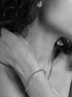 Tutti Flow Snake Chain Bracelet, Silver - view 2, Silver
