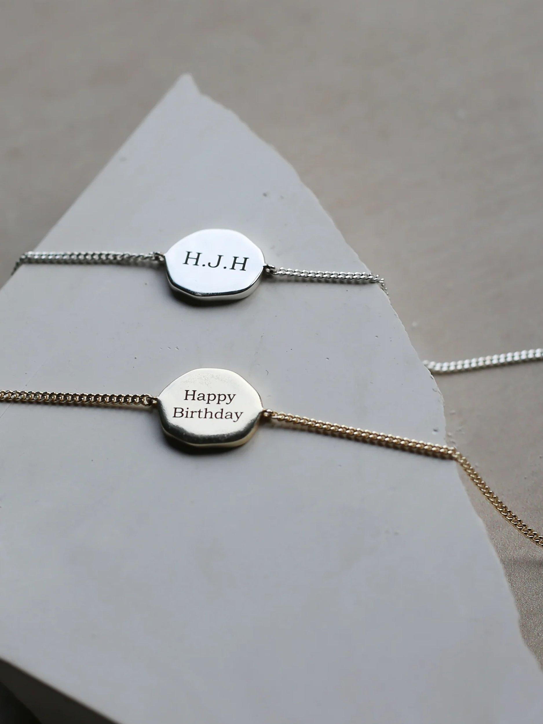 Product image 3 of 4, which shows Tutti Zodiac Charm Chain Bracelet, Gold, Gemini