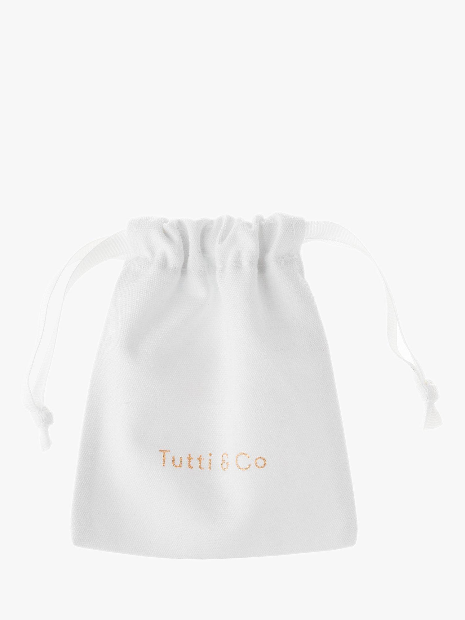 Product image 3 of 3, which shows Tutti & Co Textured Alphabet Pendant Necklace, Gold, A