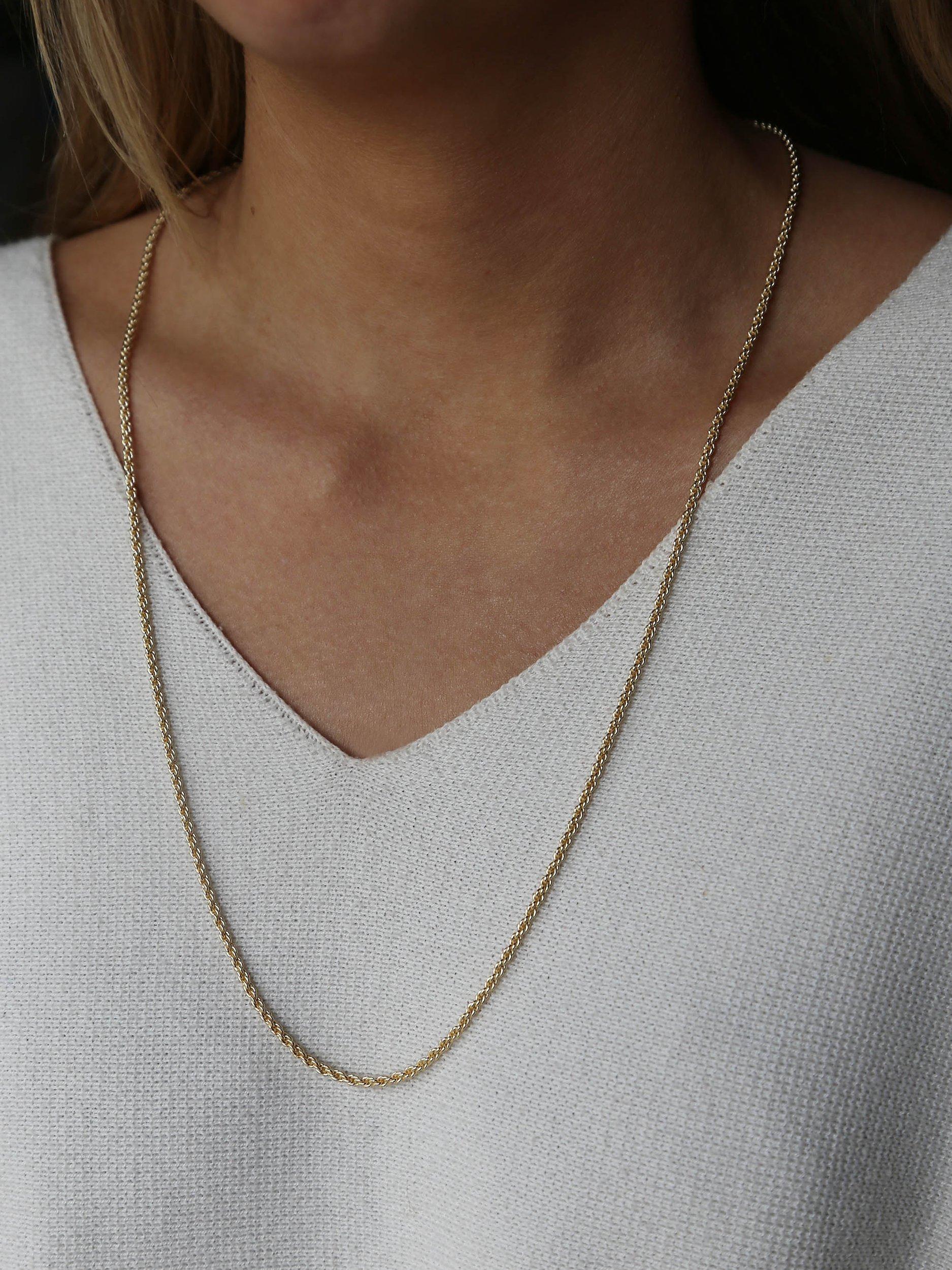 Product image 2 of 3, which shows Tutti & Co Future Necklace, Gold