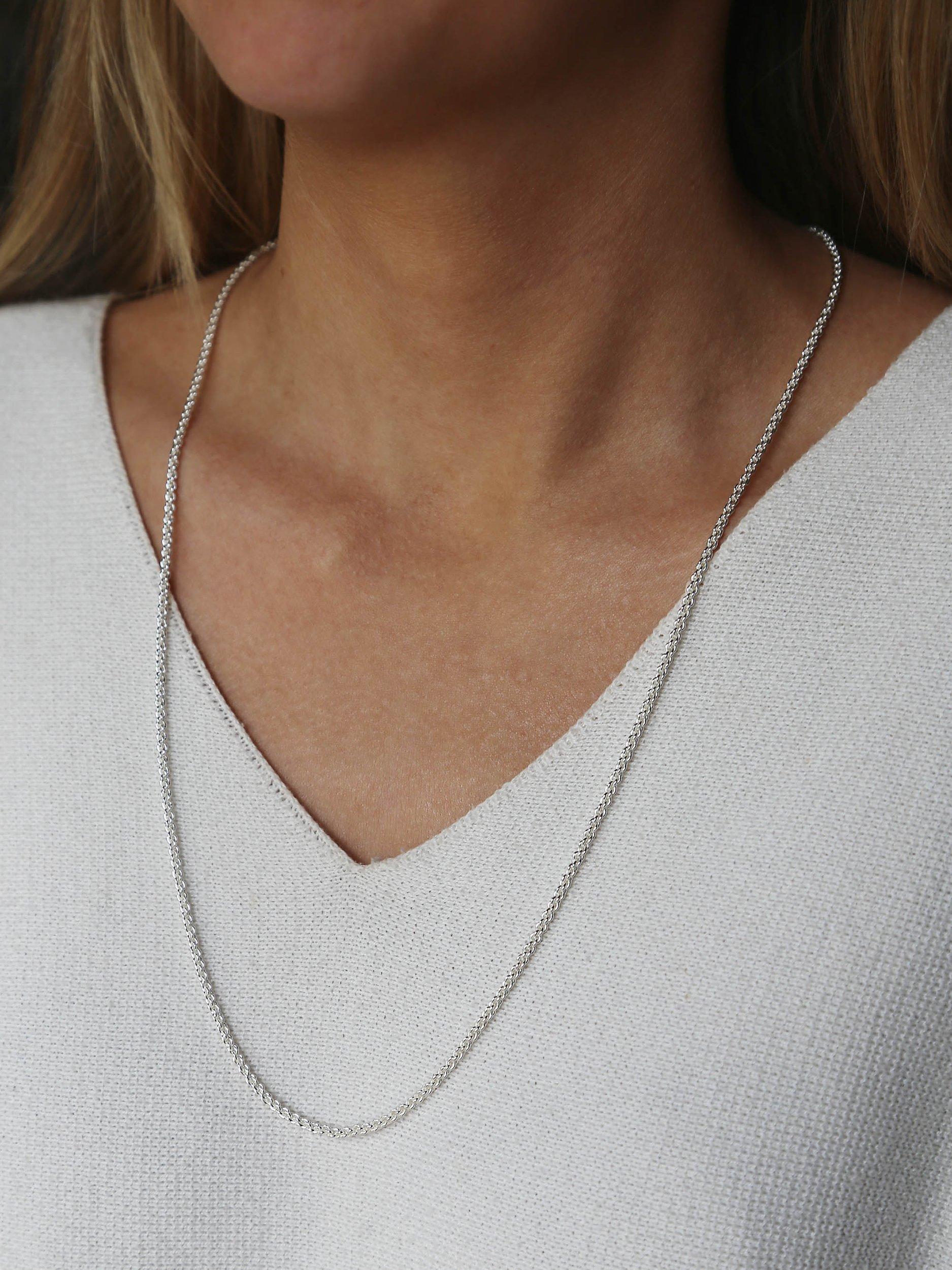 Product image 2 of 3, which shows Tutti & Co Future Necklace, Silver