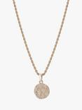 Tutti & Co Siren Textured Pendant Necklace