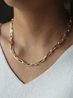 Tutti Raise Link Chain Necklace - view 2, Gold